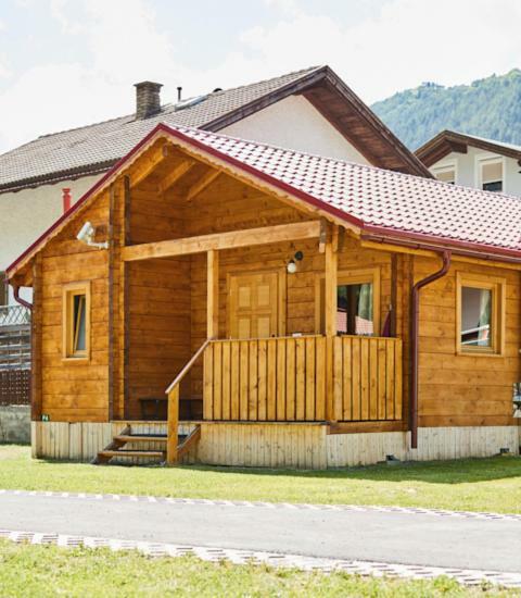 Camping Dreilaendereck Blockhuetten & Apartments Ried im Oberinntal Exterior photo